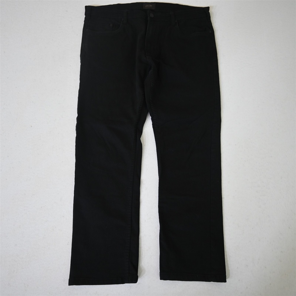Jachs New York 38x30 Slim 5 Pocket Black‎ Stretch Denim Mens Jeans